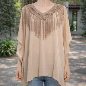 One Size Do Everything in Love Fringe Blouse